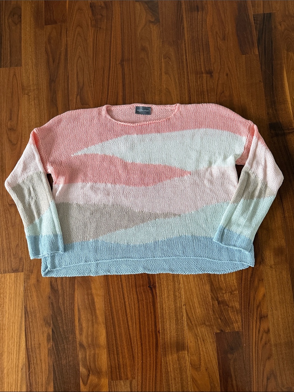 Wooden Ships Boutique Brand - Lightweight Pastel Colorblock Sweater